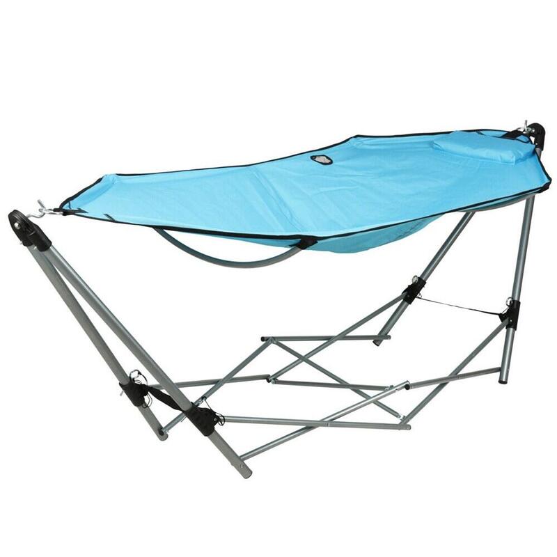 Hammock Foldable With Stand 240 X 80 X 75CM