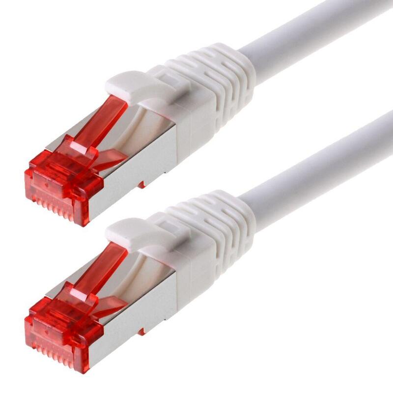 Helos Network Cable S/FTP CAT.6 White 10,0M