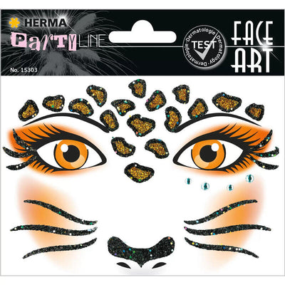 Herma Face Art Sticker Leopard — image 1