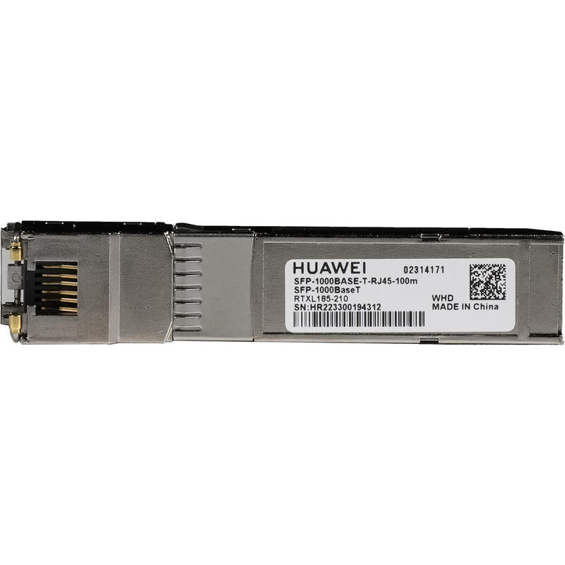 Huawei Electrical Transceiver, Sfp, Ge, Electrical Interface MODULE(100M, RJ45) (SFP-1000BASET)
