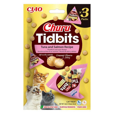 Inaba Cat Churu Tidbits 3P Tuna&salmon 3X12G — image 1