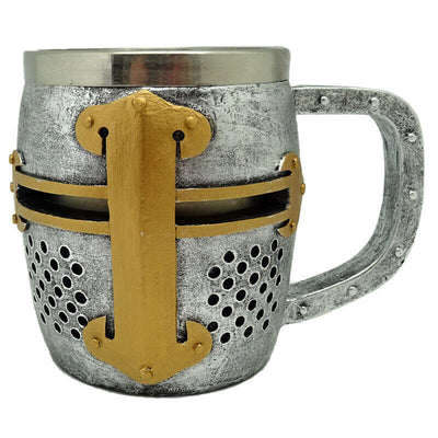 Jarra Caballero Medieval - Helmet Silver And Oro — image 1