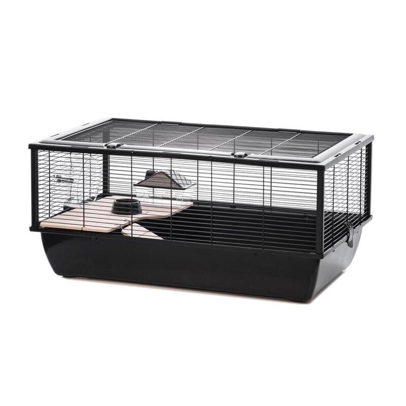 Cage Hamster Inter-zoo Bob + Wood Black