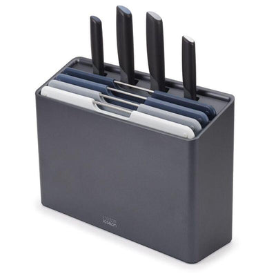 Joseph Folio Plus 8-PIECE Grey Knife & Chopping Board Set — image 1