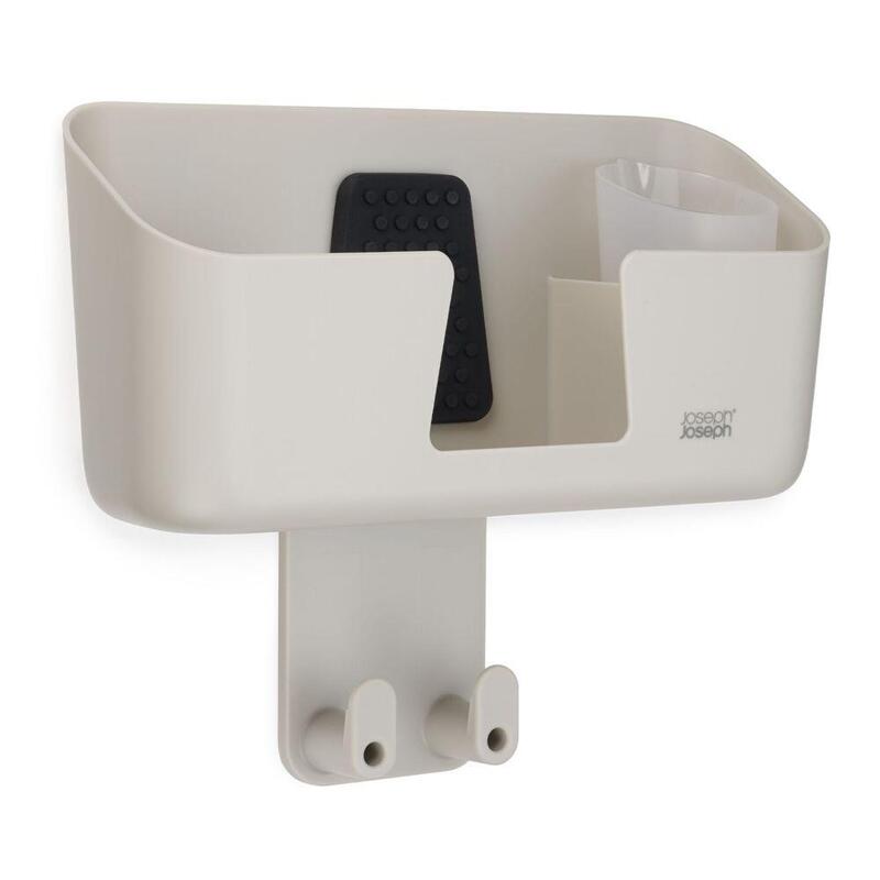 Joseph Ironhub Wall- Mounted Ecru Iron Storage Caddy