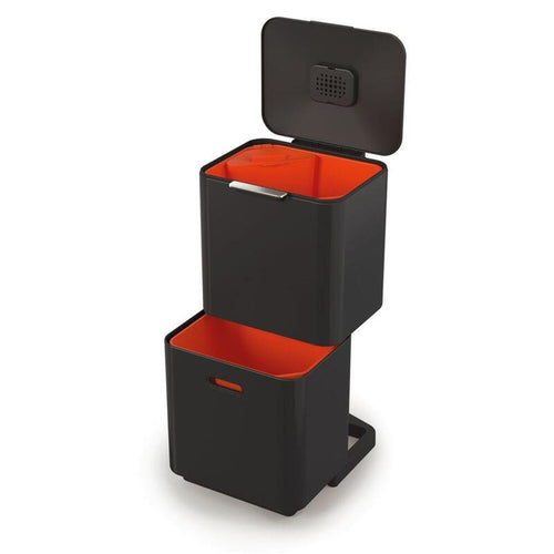 Joseph Totem Max. 60L Black Waste & Recycling Bin — image 1