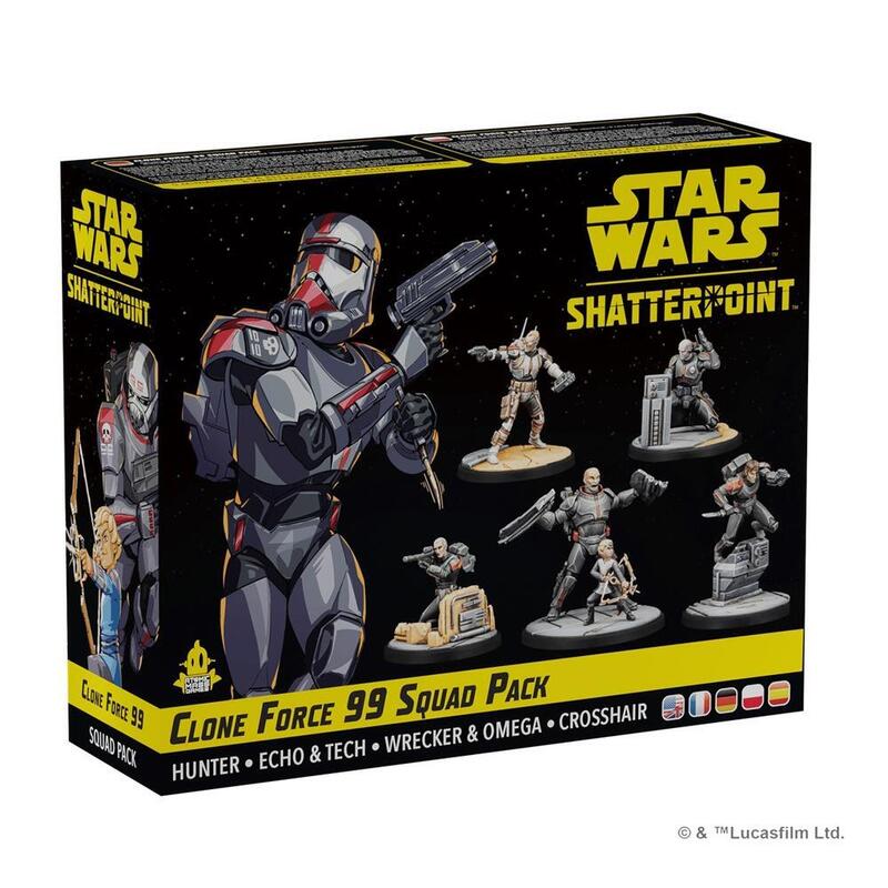 Set Of Desk Clone Force 99 Squad Pack Edad Recomendada 14 Years