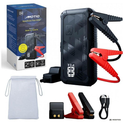 Jump Starter 1500A LED 10000MAH Hyperboost Flow Booster Powerbank — image 1