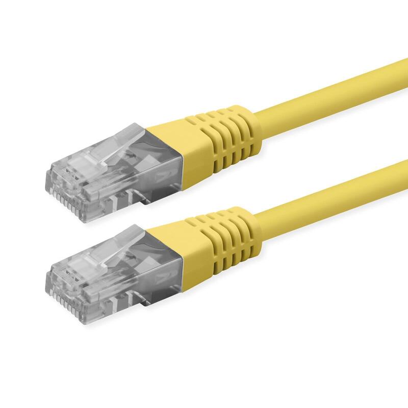 Roline Kab Network Cable CAT.6 Class And UTP PoE Yellow 2M