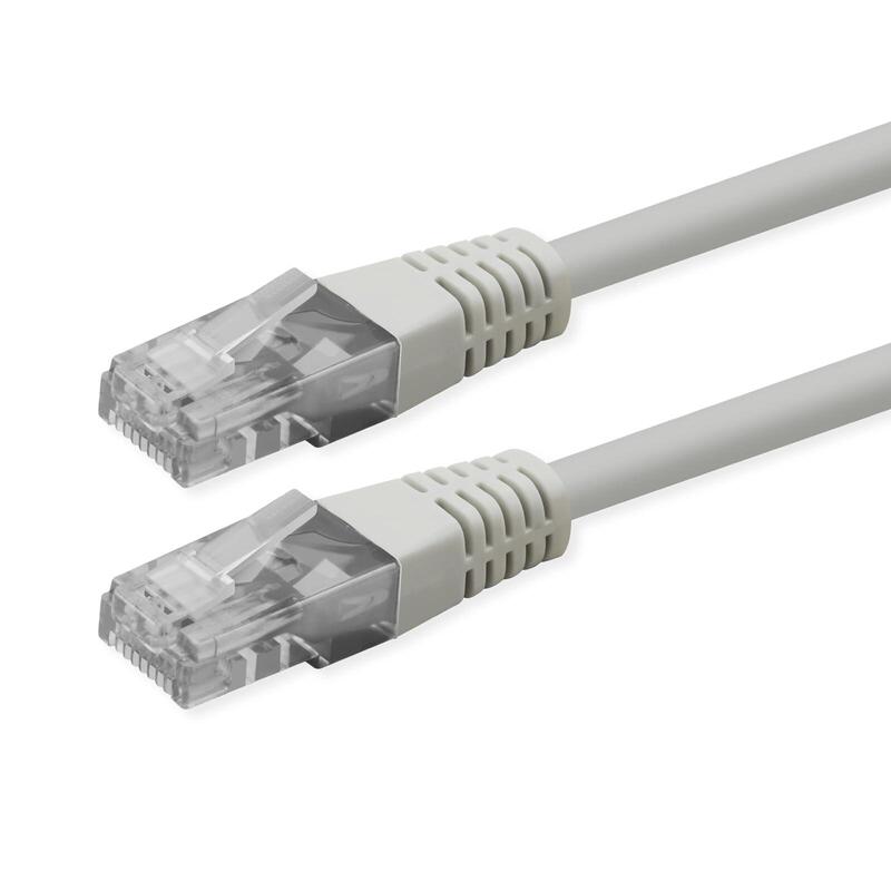 Roline Kab Network Cable CAT.6 Class And UTP PoE White 1M