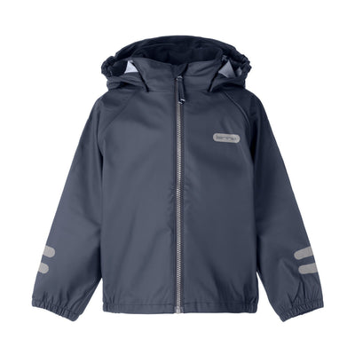 Kids’ Waterproof Rain Jacket – Navy Blue