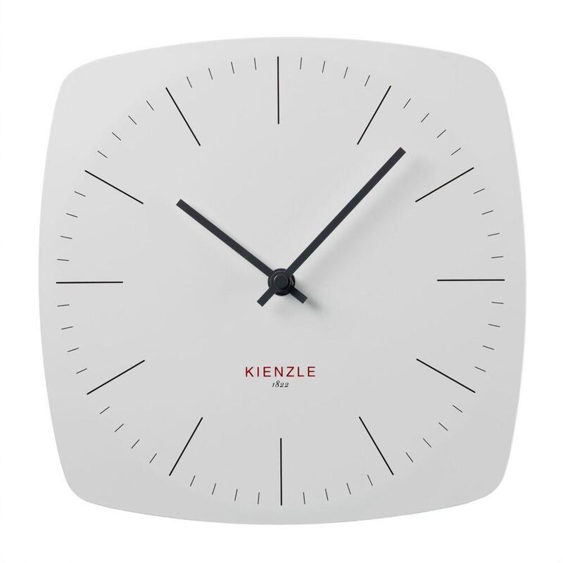 Kienzle Dcf Radio-controlled Wall Clock Modern 24.8CM White