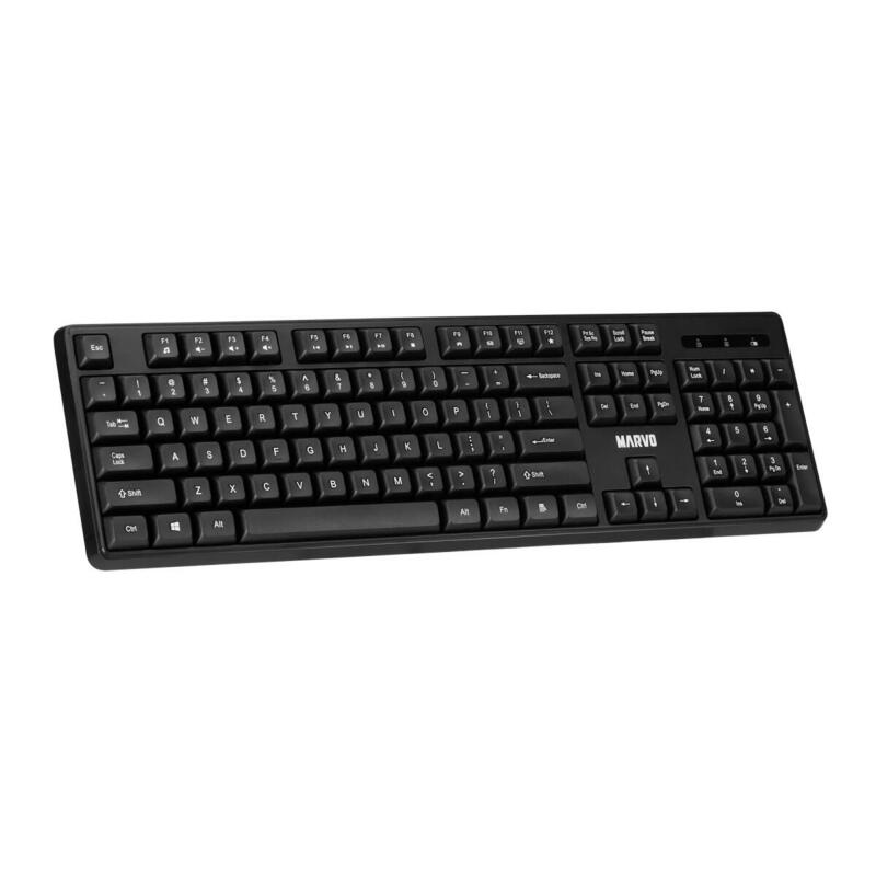 Kit Office Keyboard And Mouse WS005 Wireless Black