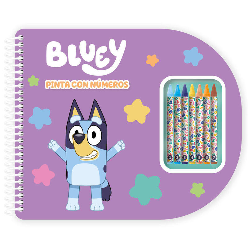 Libreta Pinta With Numeros Bluey