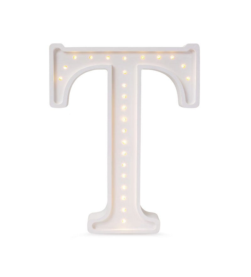 Little Lights Letter Lamp - T