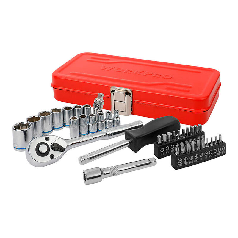 Key Carraca, ¼ Pulg, Set 37 Pieces