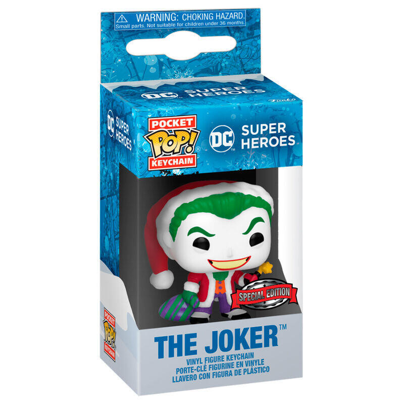 Keyring Pocket Pop DC Comics Holiday The Joker Exlusive