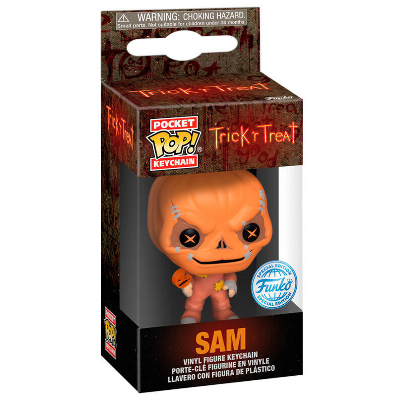 Keyring Pocket Pop Trickr Treat Sam