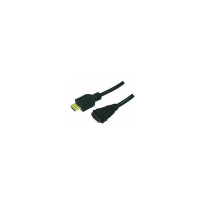 Logilink HDMI Cable /Hdmi, 2.0M, Hdmi, Male/Female Oro, Black — image 1