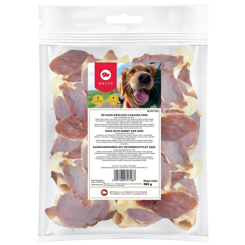 Maced Duck With Rabbit Ear - Masticable Perros - 500G — image 1