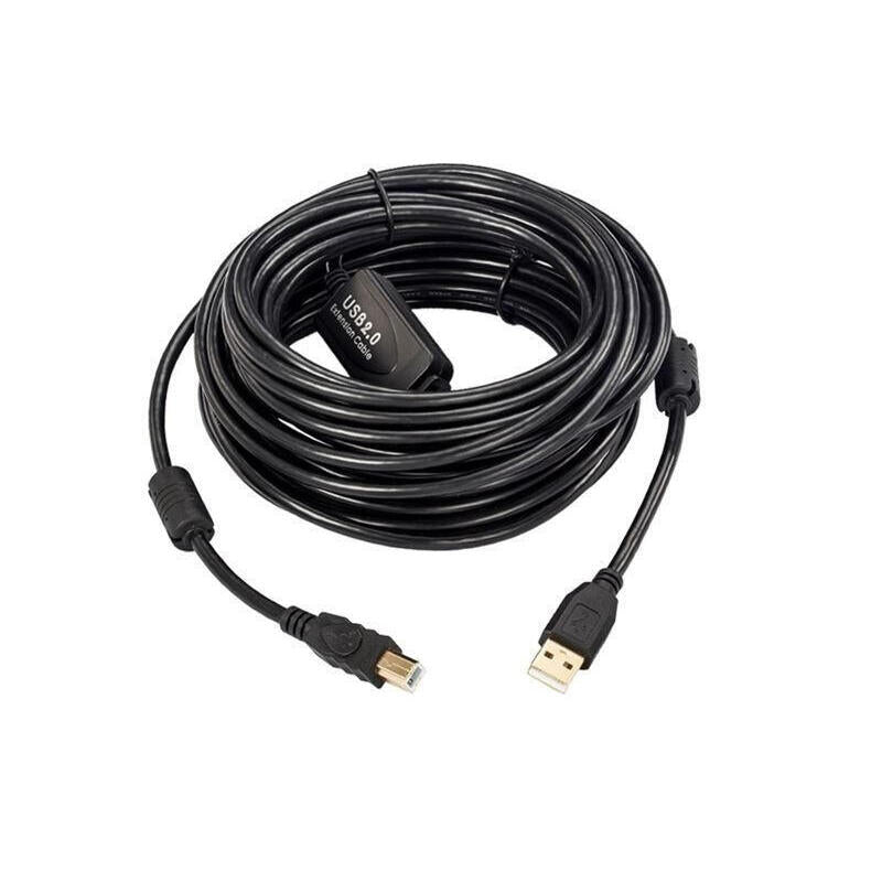 Microconnect USBAB10B-ACTIVE USB Cable USB 2.0 10M USB B USB a Black