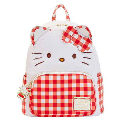 Loungefly Backpack Gingham Hello Kitty Sanrio 26CM — image 1