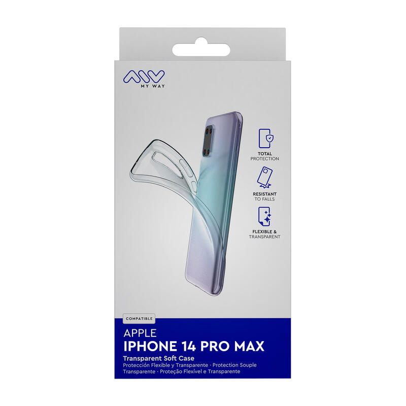Myway Case Compatible With Apple Iphone 14 Pro Max. Transpar Ente