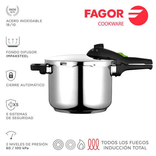 Fagor Pot Super Fast Rapid 8L Inox 18/10 — image 1