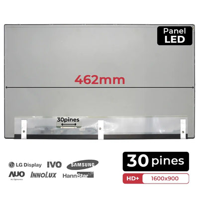 Screen Laptop LED 20'' Samsung LTM200KT12-H01 1600X900 Matte 30 Pines — image 1