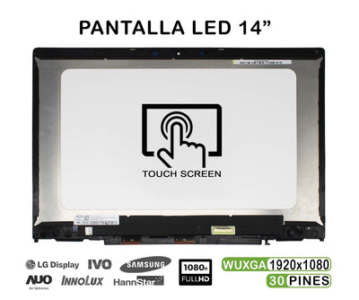 Screen LED 14 Touchscreen With Frame Laptop HP Pavilion X360 14M-CD — image 1