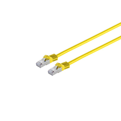 PATCHK.CAT.7/6A S/FTP 5M Yellow RJ45 Halogenfrei (lszh) — image 1