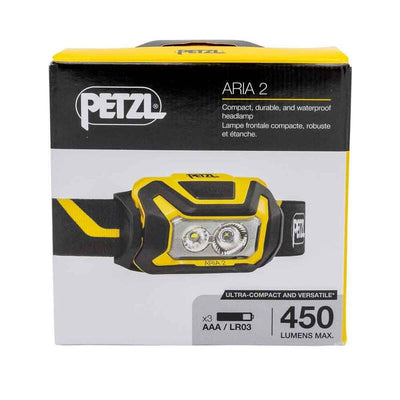 Petzl E070AA00 Aria 2 Headlamp Black/Yellow — image 1