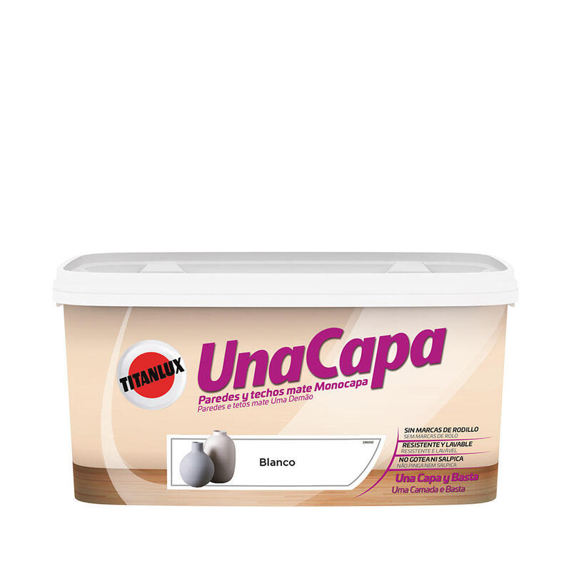 Pintura Capa White Indoor Matte 4L Titanlux 069000204