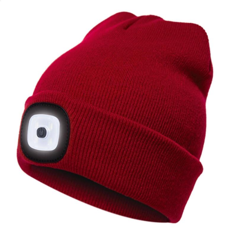 Platinet Gorro Winter With Linterna Front LED 48LM Red