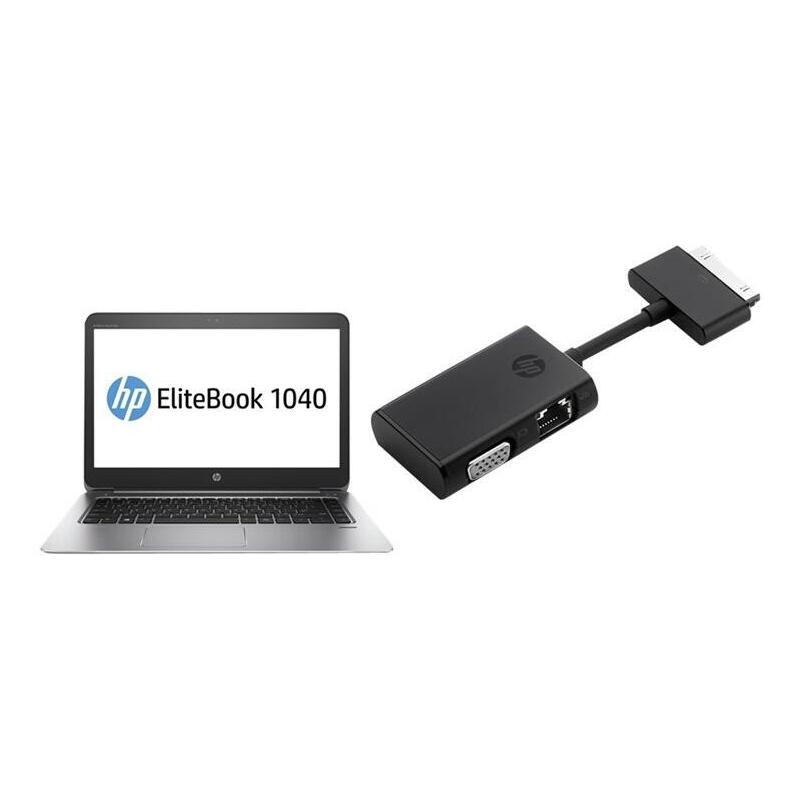 HP Laptop Refurbished Elitebook Folio 1040 G3 14 I5-6200U 8GB 256GB SSD WIN10 Pro Installed Keyboard Spanish 1
