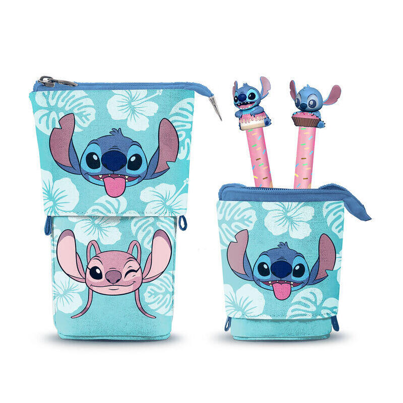 Portatodo + 2 Pens Borrables Stitch Disney