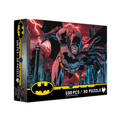 Puzle 100 Efecto 3D Batman Ciudad Universo DC — image 1