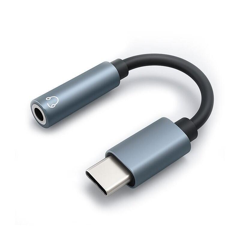 Qoltec 51786 Adapter USB C Jack 3.5MM 10CM
