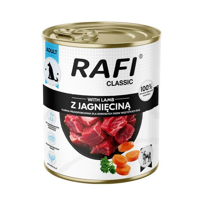 Rafi Classic With Lamb - Comida Húmeda Perros - 800G