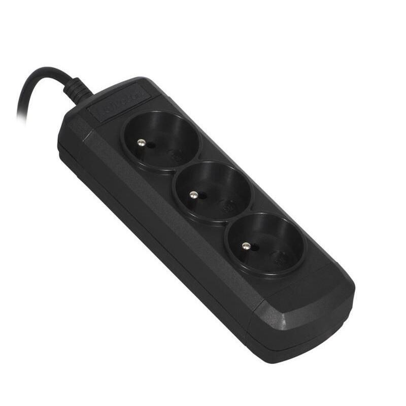 Activejet Power Strip (3 X Ute, 10A, 1,8M, Black