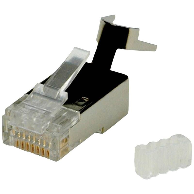 Roline Modular Plug Apantallado KAT.6 Class And Hilo Rígido 10 Units