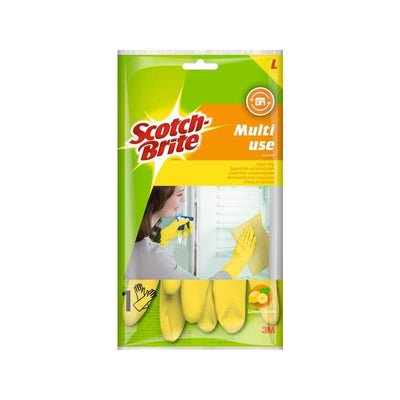Scotch-brite Pack 2 Gloves Multiuso - Size L - Yellow — image 1