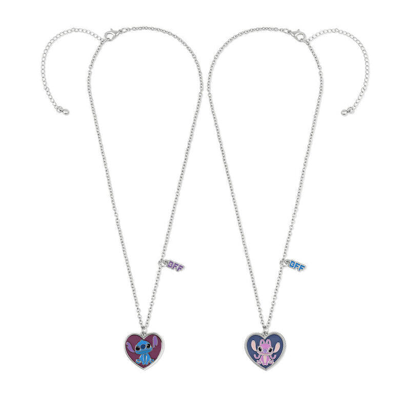 Set 2 Colgantes Angel &38, Stitch Disney