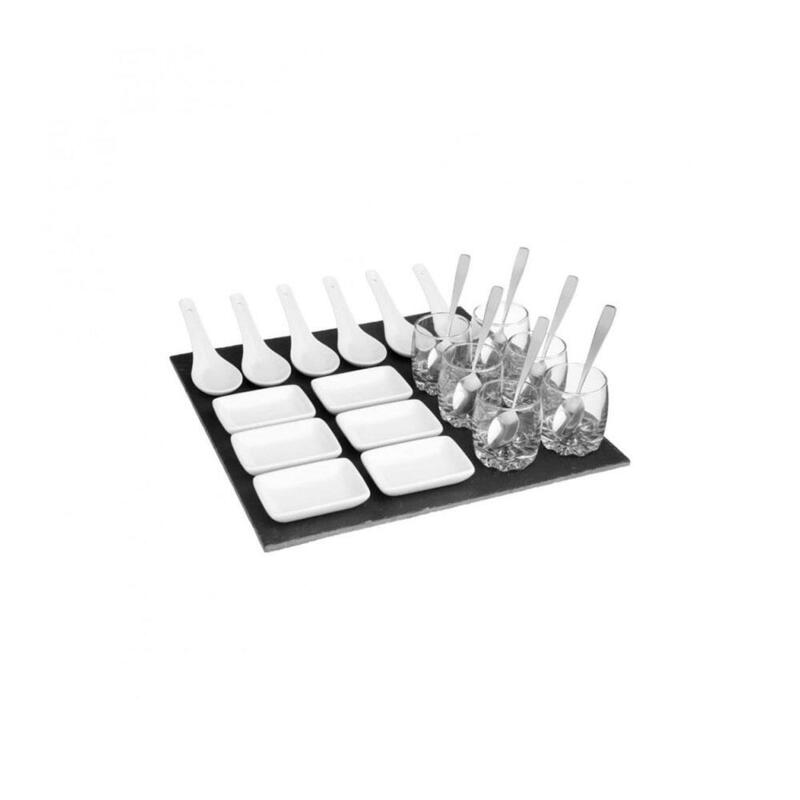 Set Aperitivo 25 Pieces With Base Whiteboard