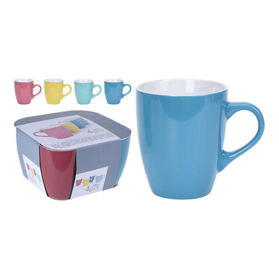 Set Of 4 Cups Cafe 34CL Colours Surtidos — image 1