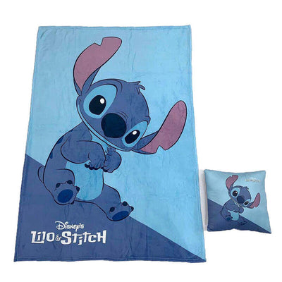 Disney Set Blanket Polar + Cojin Stitch — image 1
