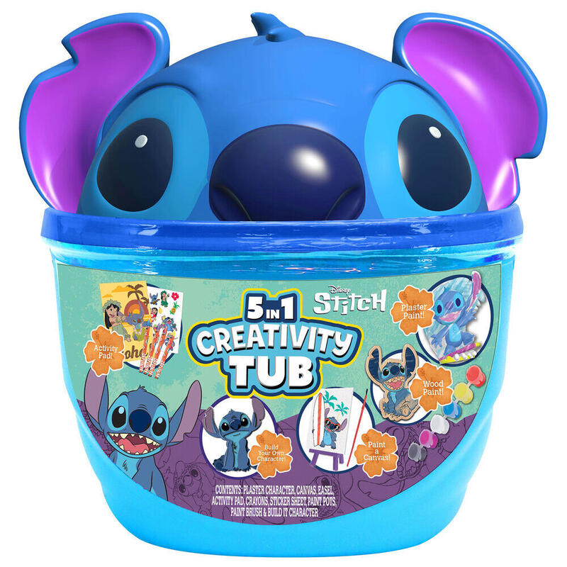 Set Papeleria Bucket Stitch Disney