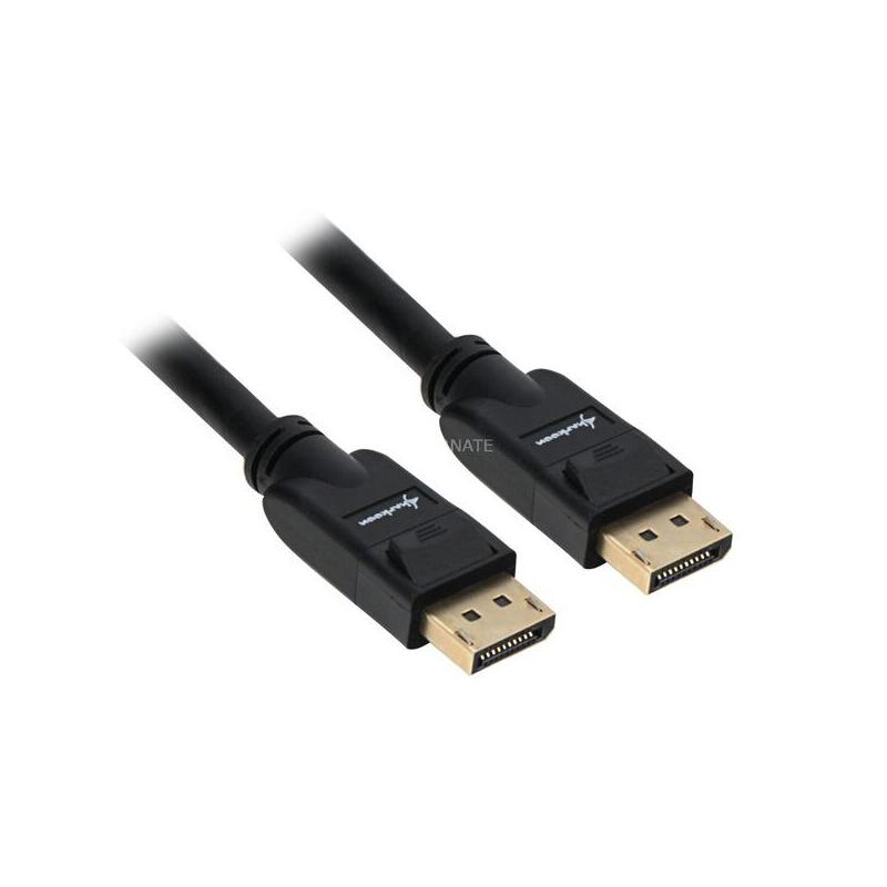 Sharkoon Cable DisplayPort 1.3 Male 4K Black 3 Metres