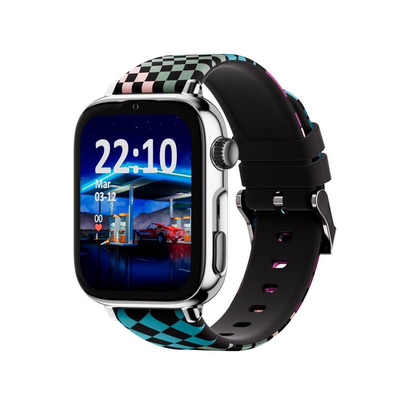 Savefamily Smartwatch Savewatch Plus 2 Silver With Strap Silicone Loop Smartwatch 4G Children