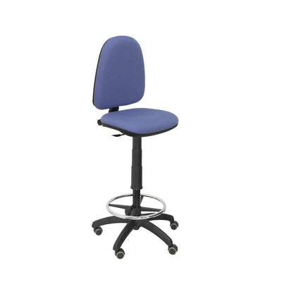 Taburete Ayna Bali Blue Claro Wheels Parqué — image 1
